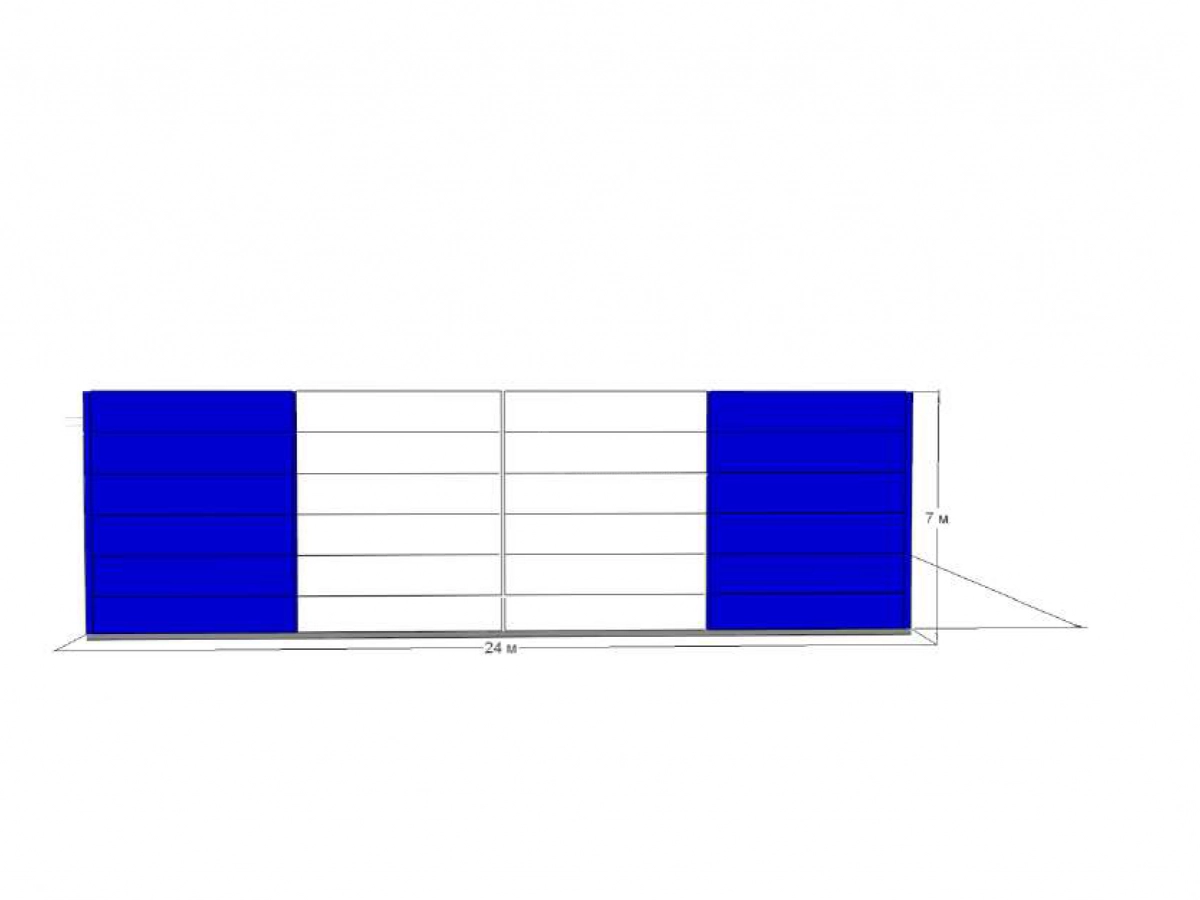 3D визуализация Торговый центр из сэндвич-панелей - фото 6