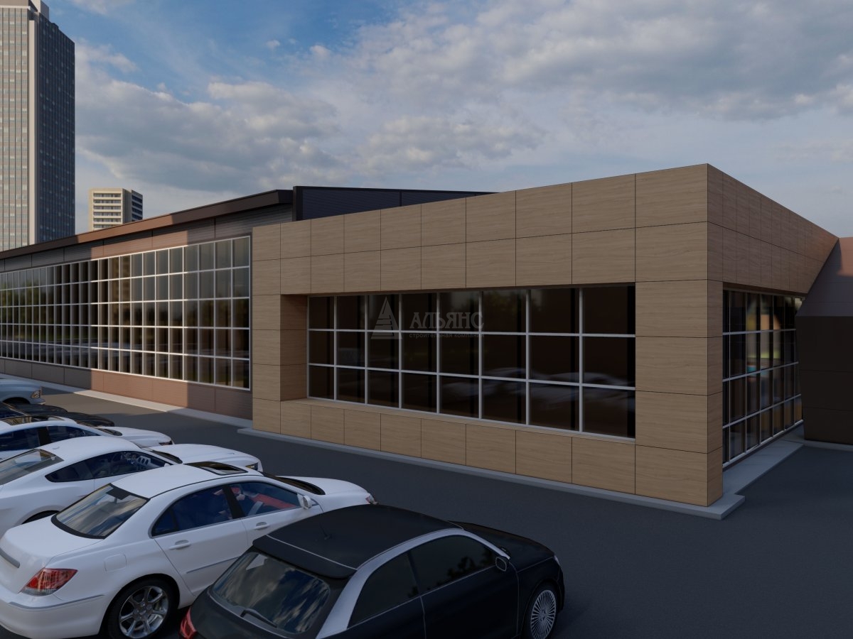 3D визуализация Здание спортивного назначения из сэндвич-панелей - фото 5