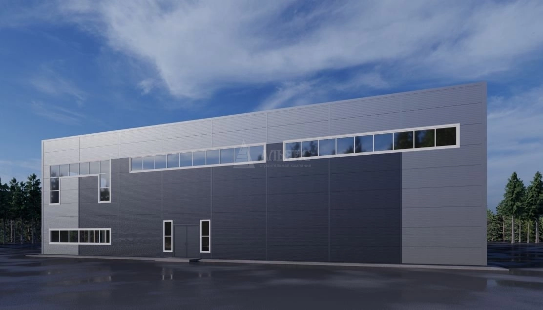 3D визуализация СТО из сэндвич-панелей - фото 5