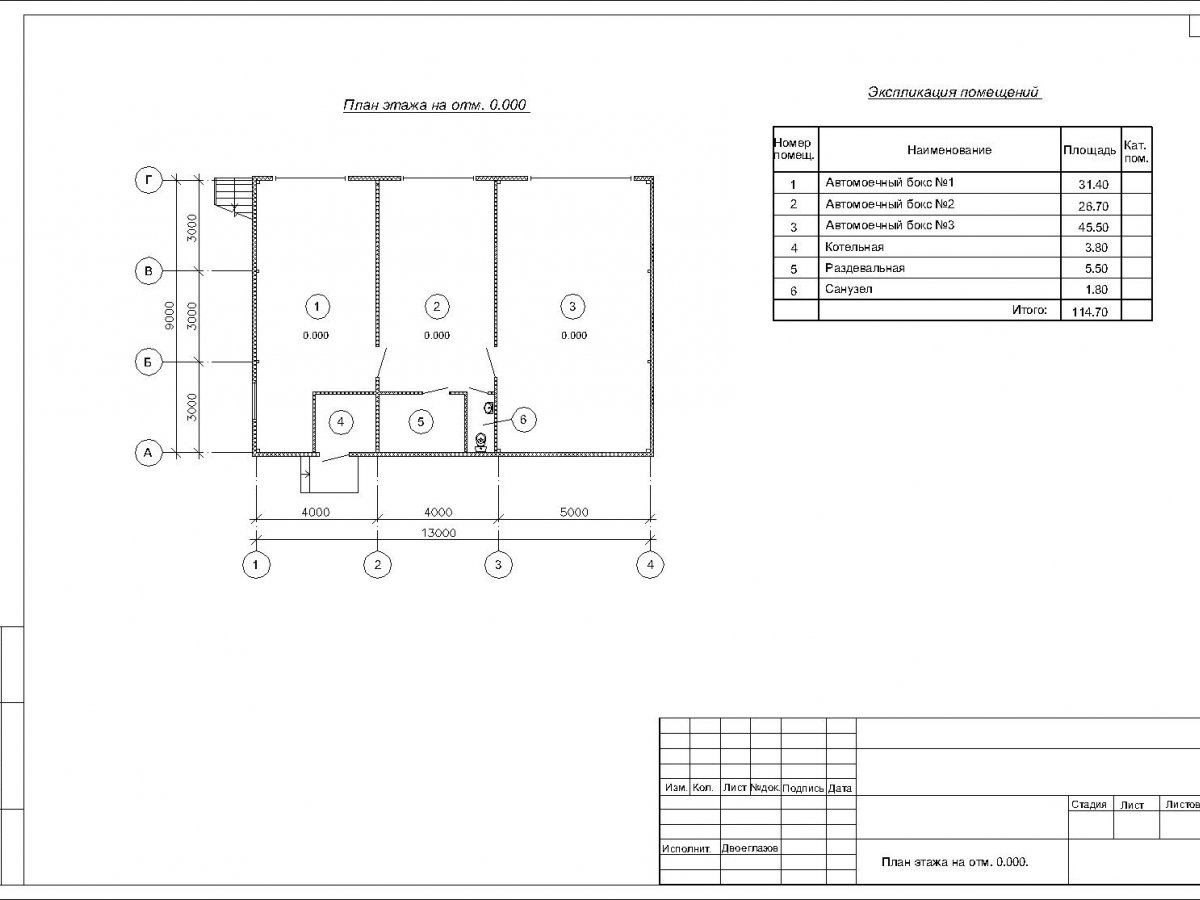 Планировка СТО из сэндвич-панелей -  фото 2