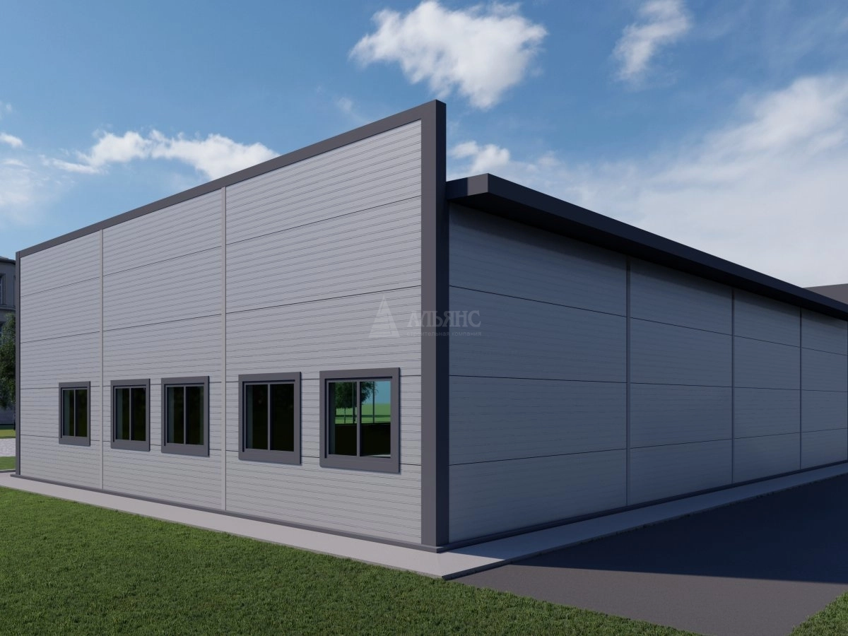 3D визуализация Кафе из сэндвич панелей - фото 3