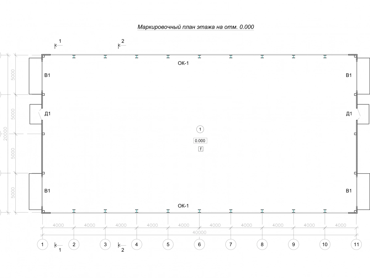 Планировка СТО из сэндвич-панелей -  фото 1