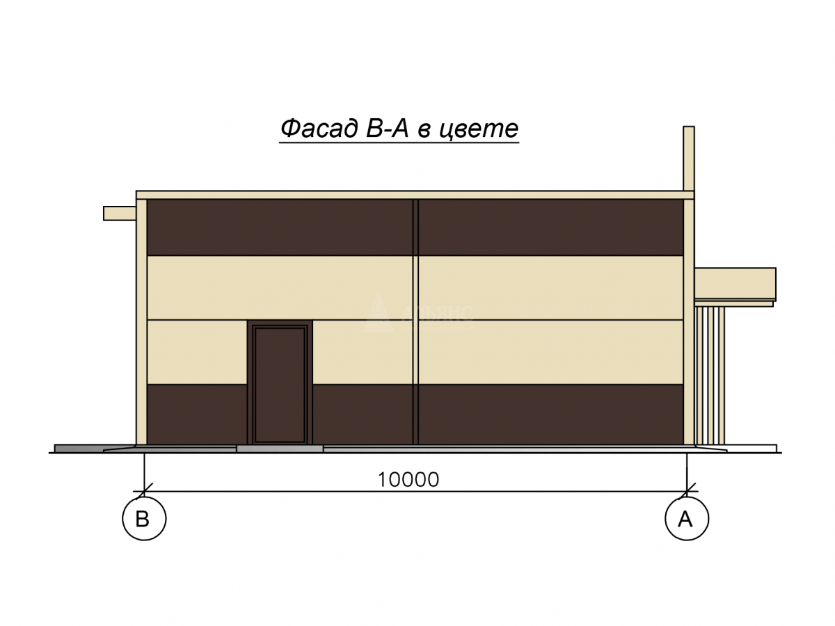 3D визуализация Кафе-столовая из сэндвич-панелей - фото 14